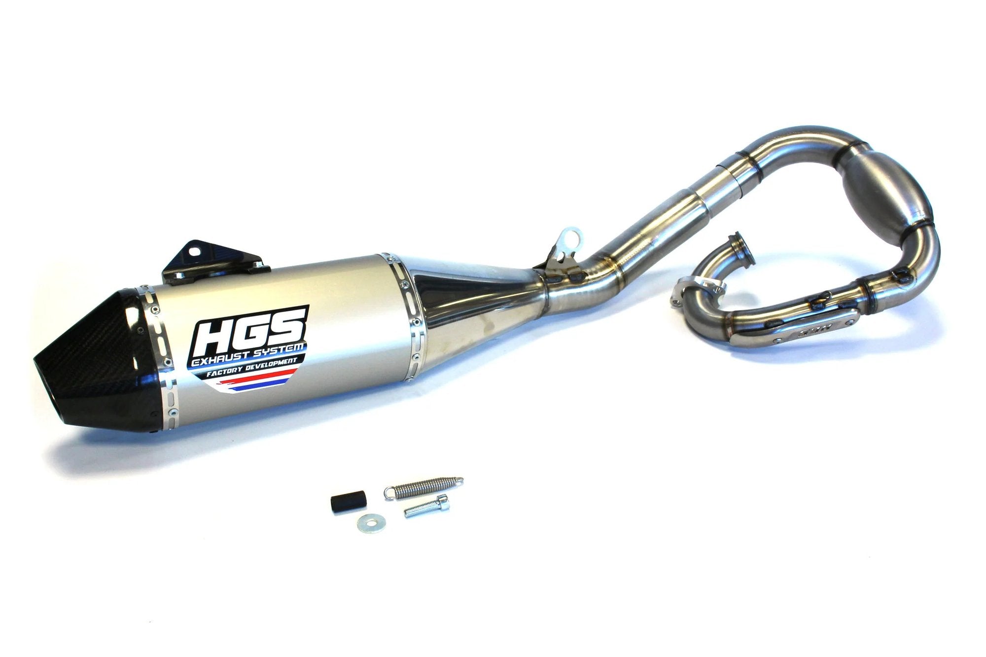 HGS Täysputkisto 4T YZ450F 26-.. Carbon end cap