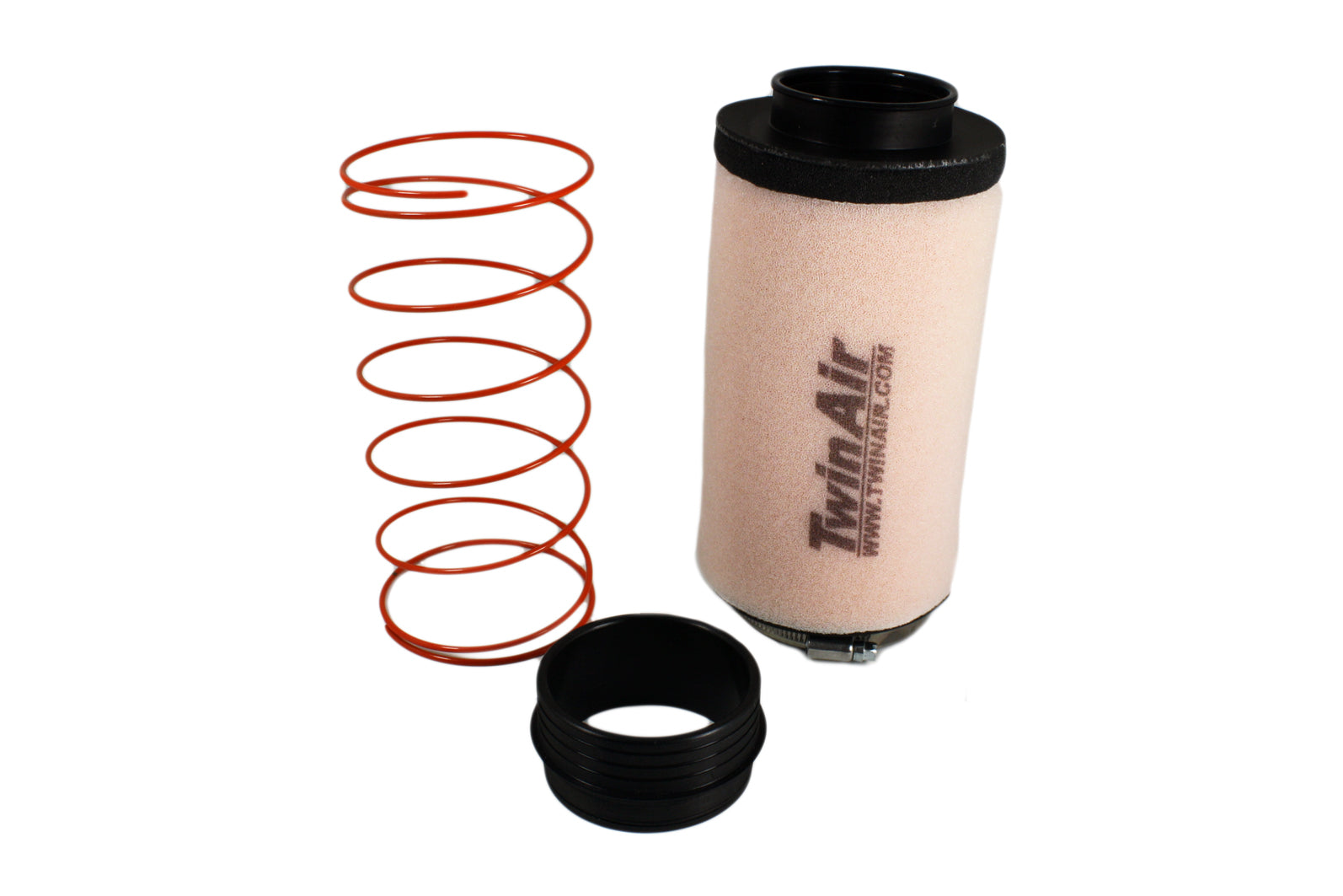 Twin Air Ilmansuodatin (FR) + Spring Polaris Ranger RZR 800 2008 (w/Rub 63mm)