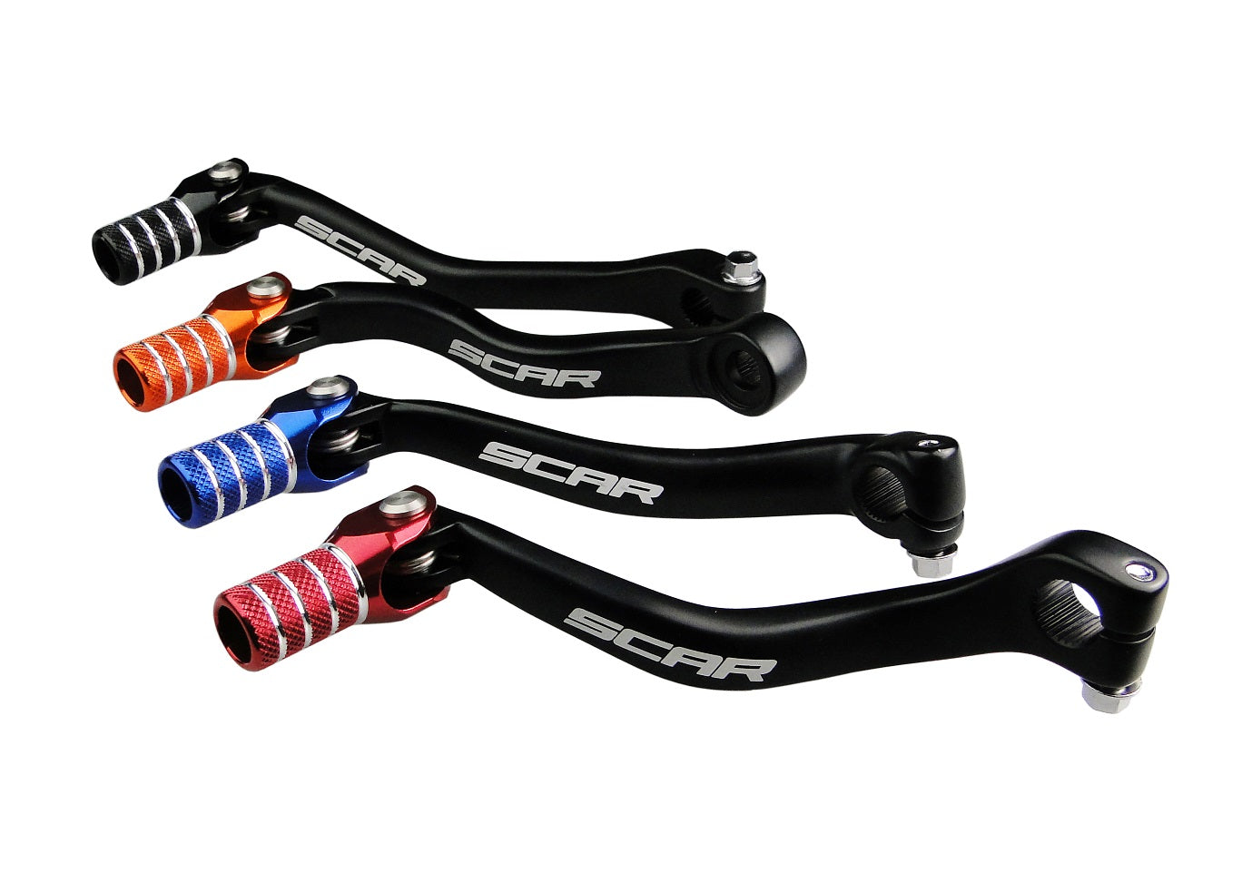 Scar Gear Shift Lever - KTM/HVA/GASGAS Black Tip