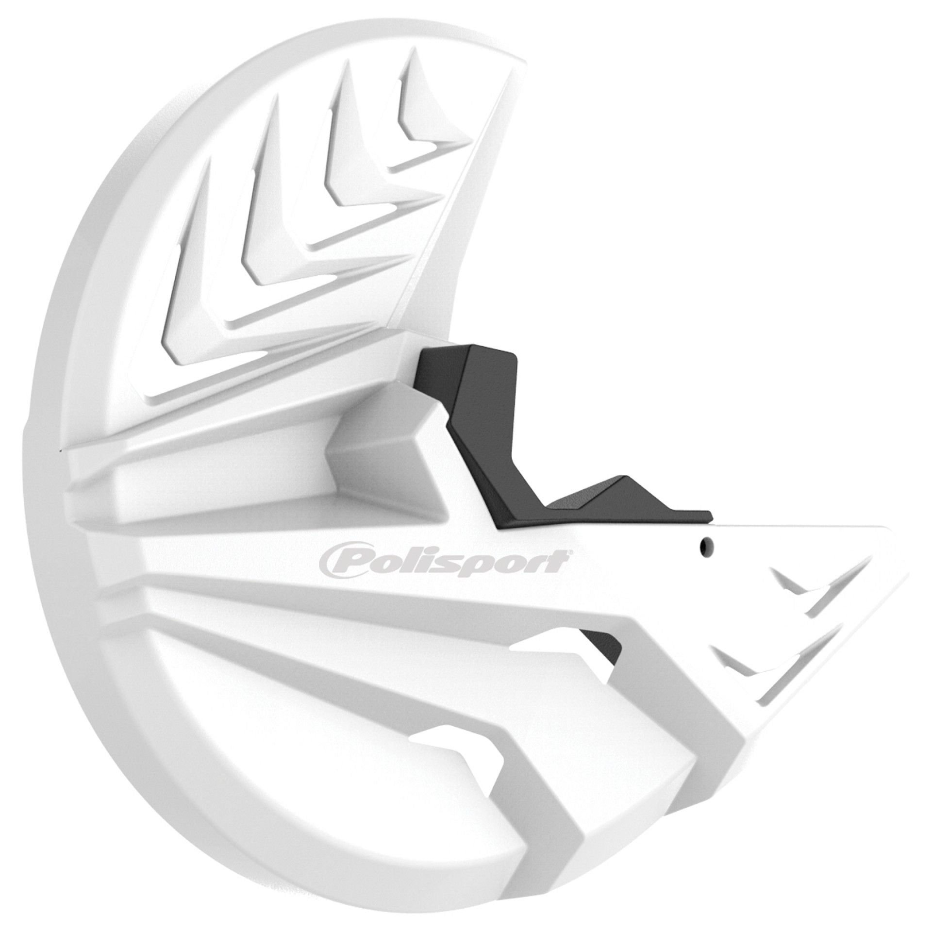 Polisport Disk w/botto fork prot GasGas EC(09->) XC(17->) white/black