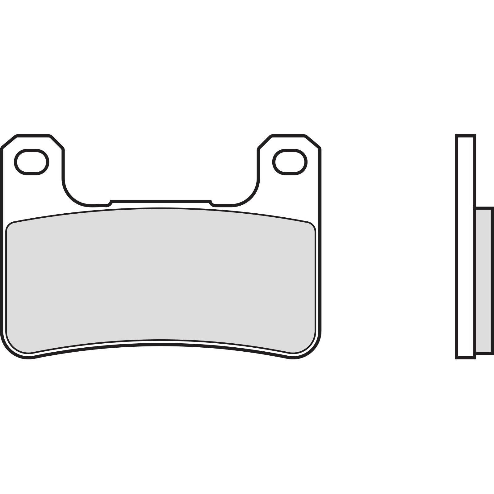 Brembo Jarrupalat Eteen Sintered Road