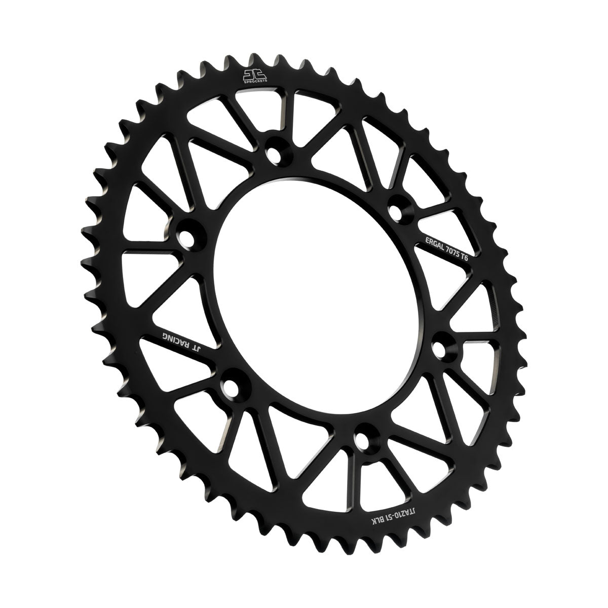 JT Takaratas Alumiini 7075 T6 Musta JTA210.51BLK