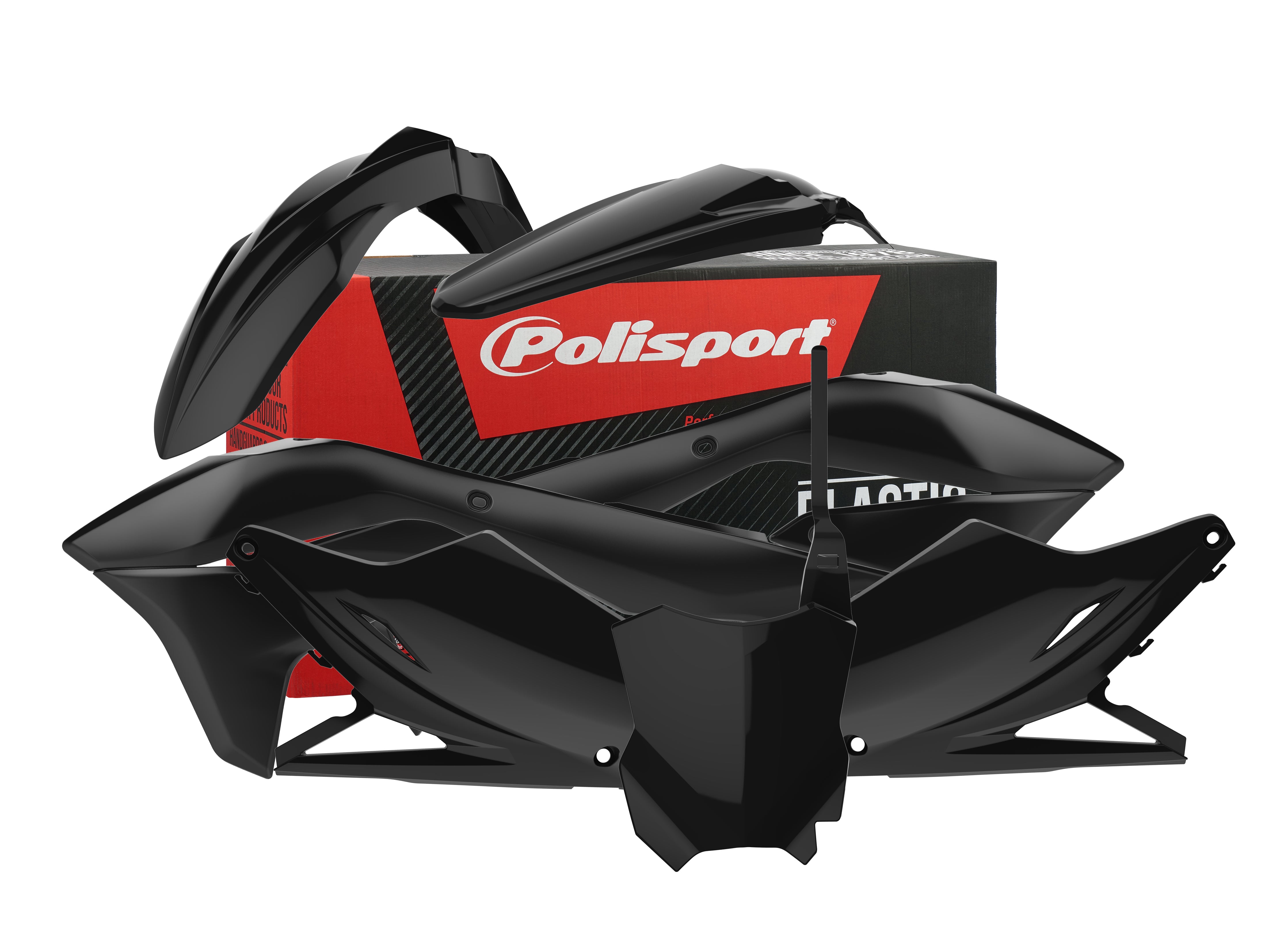 Polisport plastic kit KX450F 16-18 Black
