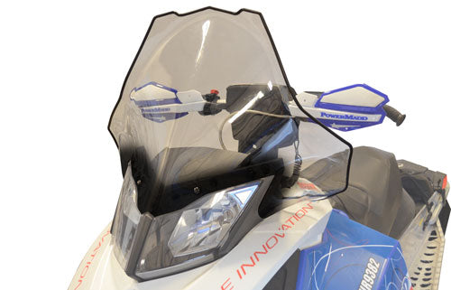 Powermadd Windshield Rev XP 20", X-Tall, Clear w/Black Fade