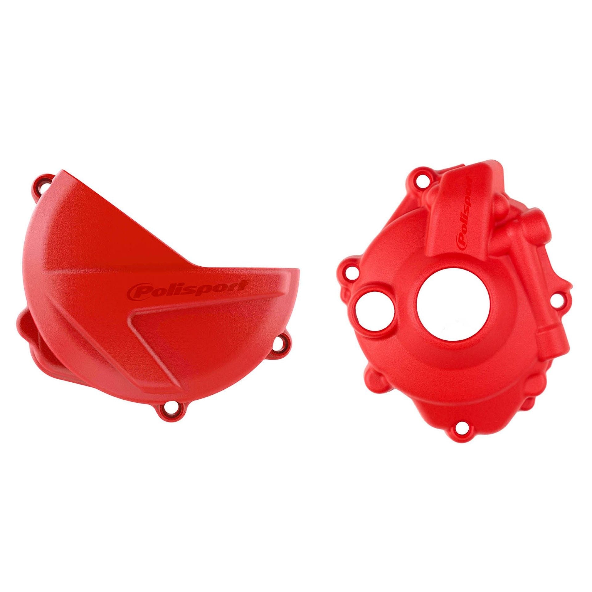 Polisport Kit Clutch+Ignition cover protector CRF250R (18->) Red