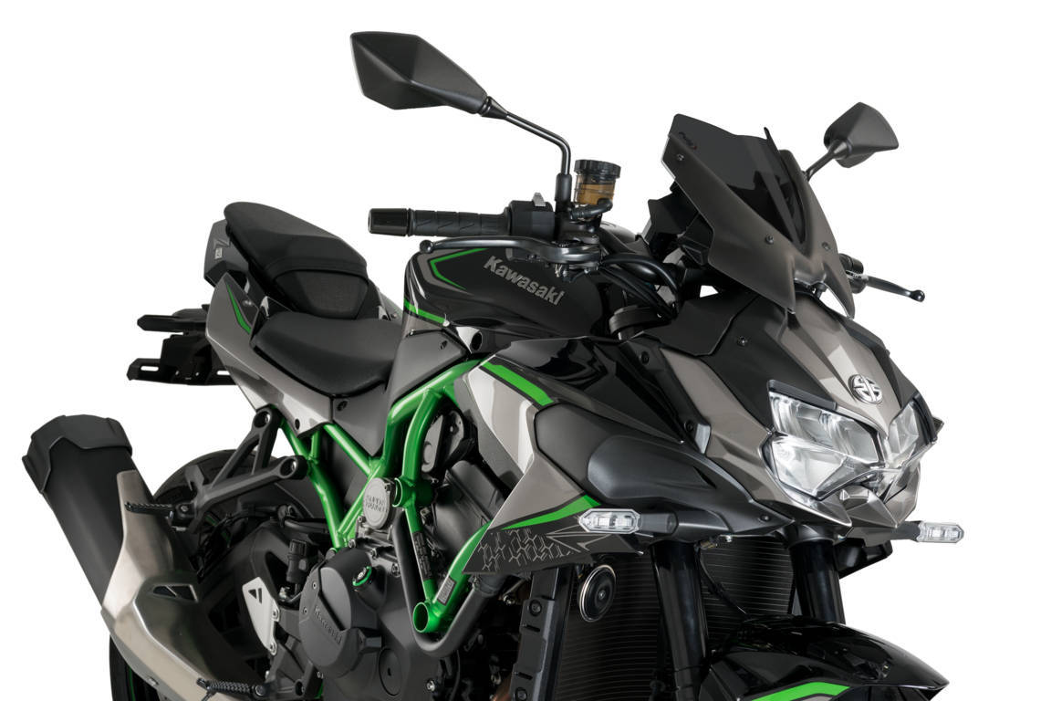 Puig Windshield New Gen. Sport Kawasaki Z H2 C/Dark Smoke