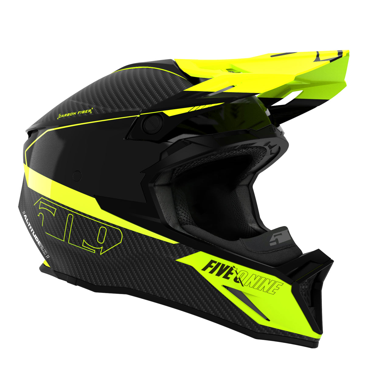 Altitude 2.0 Carbon Fiber 3K Шлем для снегохода