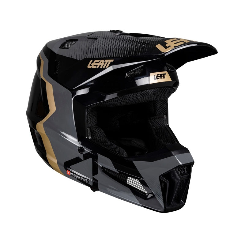 Moto 3.5 Jr V25 Crossikypärä Laseilla