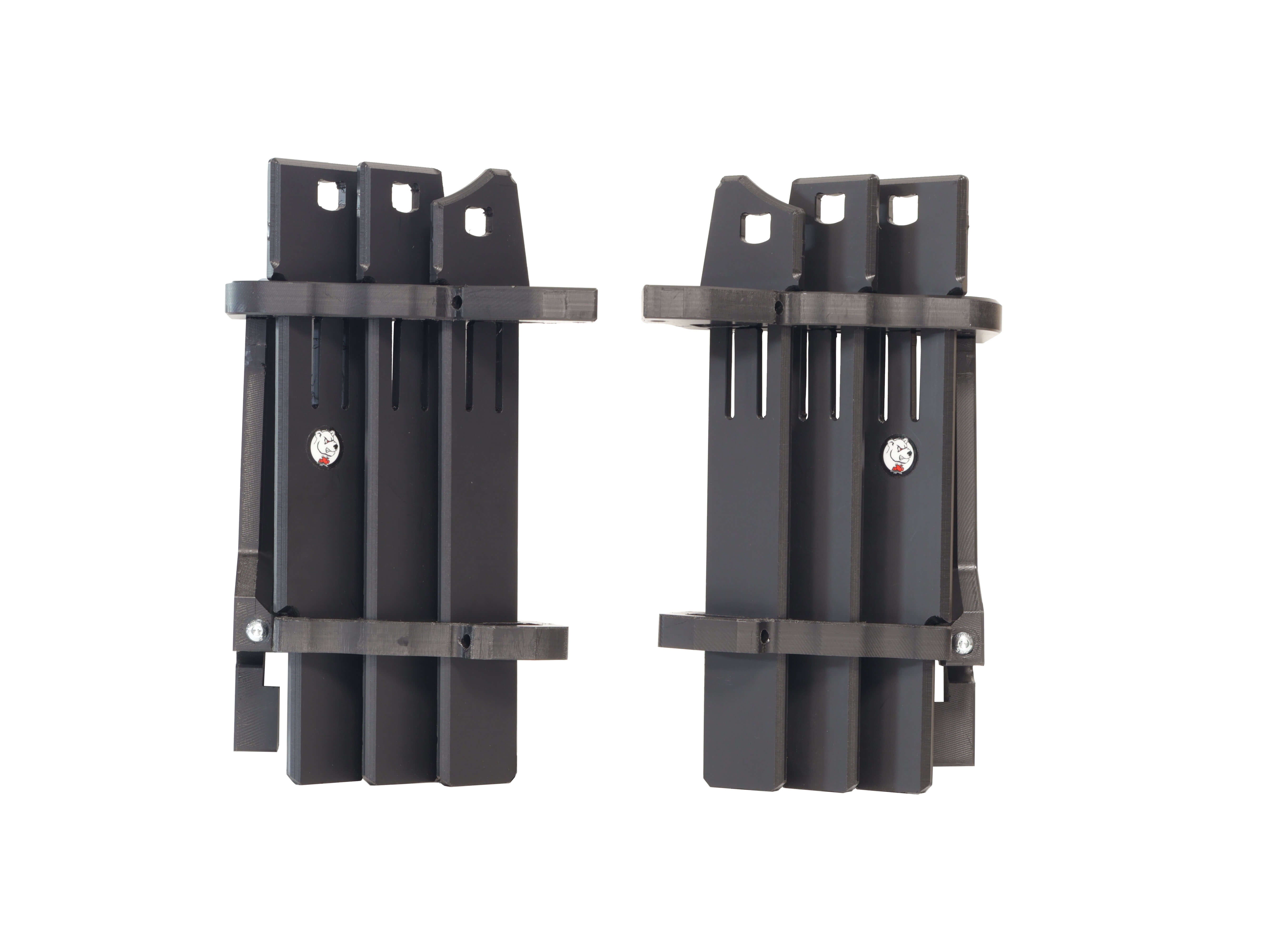 AXP HDPE Radiator Guards Black Sherco 125/250/300/450/500 25-26