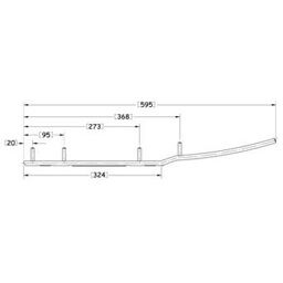 Sno-X Ripper Four Ohjari pari 4" Kovametalli