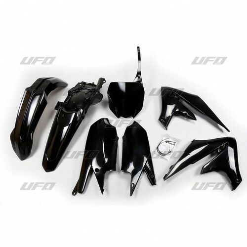 UFO Muovisarja 5-osainen Musta 001 YZ250F 19-, YZ450F 18-