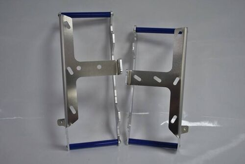 AXP Radiator Braces Blue Spacers Yamaha YZ125 02-18