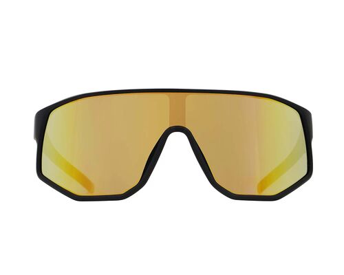 Spect Red Bull Dash Sunglasses Soft Black-Yellow w blue-pink-yellow mirror lens