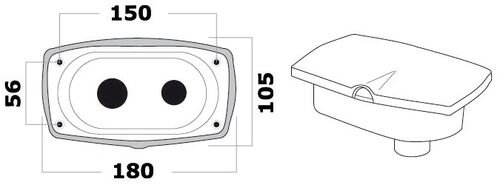 New Edge Suihkuboxi 2.5m valk.