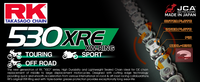 RK 530XRE XW-rengasketju +CLF(niittil.)