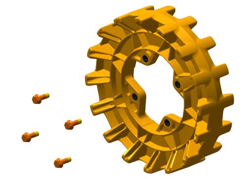 Camso Sprockets 16 teeth 4S, bolt 3/8-16 x 1 1/4