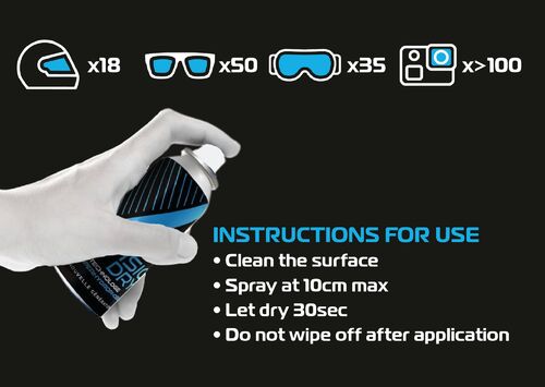 VISIODRY demo kit Superhydrophobic anti-rain AEROSOL 35 mL/50 g 