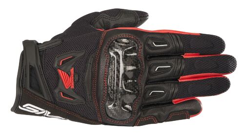 *Alpinestars Honda Hanska SMX-2 Air Carbon V2 musta/pun.
