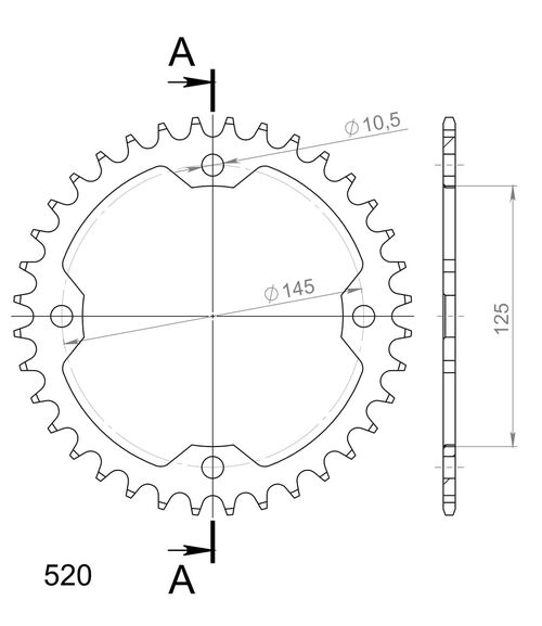 Supersprox / JT Rear sprocket 1857.36