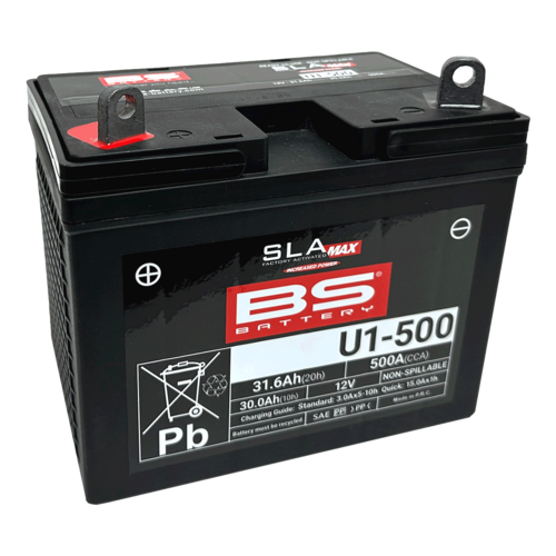 BS Battery U1-500 (FA) SLA MAX - Sealed & Activated