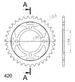 Supersprox / JT Rear sprocket 834,36