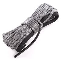 Kimpex Synteettinen Köysi 5.0mm x 15,0m Harmaa/Musta