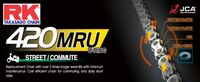 RK 420MRU U-rengasketju +CL (jousil.)