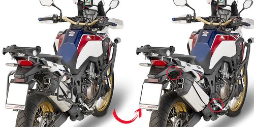 Givi putkisivutelineet Rapid release CRF1000L Africa Twin (16
