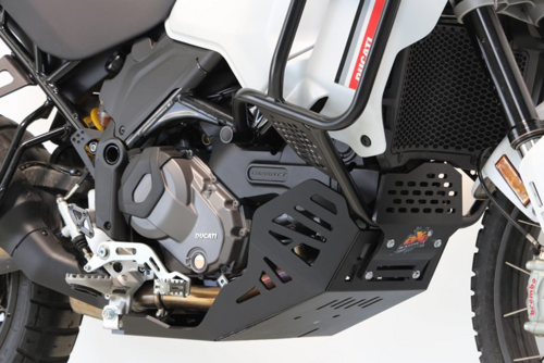 AXP Adventure Skid Plate HDPE 8mm Ducati DESERT X 22-23 Black