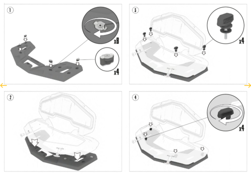 TESSERACT Kuljetuslaukku eteen QJ MOTOR SFA 100
