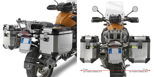 Givi putkisivutelineet Trekker Outback R1200GS (04-12)