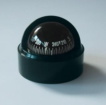 Riviera compass BS1 Black/Black card 88x70mm