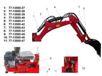 Bronco Hydrauliletku Paluu 77-13500