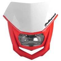 Polisport HALO Headlight White/red