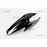 UFO Takalokasuoja sis. sivunumerokilvet KTM85SX 03-12,Musta 001