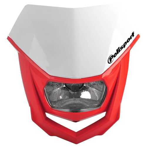Polisport HALO Headlight White/red