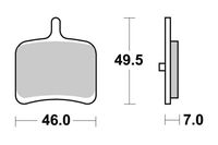 Sbs Jarrupalat Sintered Taakse