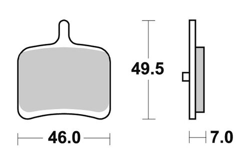 Sbs Jarrupalat Sintered Taakse