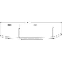 Sno-X Ripper Four Ohjari pari 4" Kovametalli