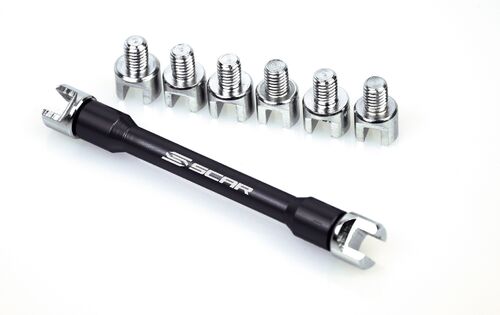 Scar Spoke Wrench kit - contains 5,4mm / 5,6mm / 5,8mm / 6mm / 6,2mm / 6,4mm / 6