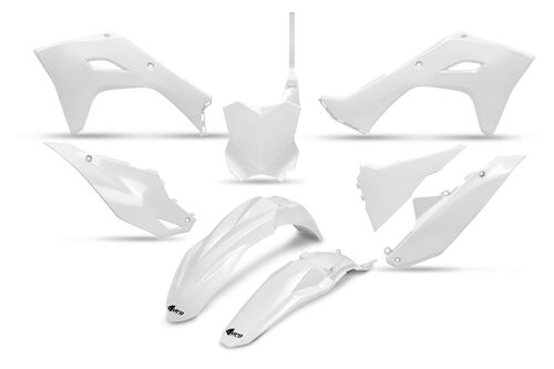 UFO Plastic kit 5-parts White KX250F 25-.. KX450F 24-..