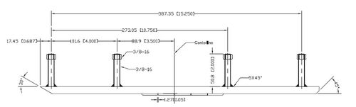 Sno-X Ohjauskisko 4" 90° C&A Pro