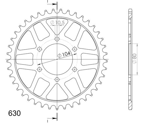 Supersprox / JT Rear sprocket 501.40
