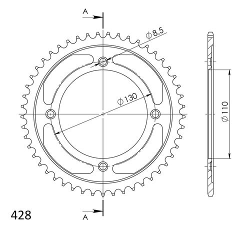 Supersprox / JT Rear sprocket 217.52