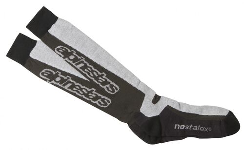 THERMAL TECH SOCKS - BLACK GRAY S/M