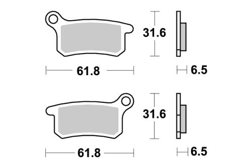 Sbs Jarrupalat Sintered Offroad