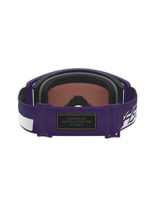 Alpinestars Goggle Supertech LTD HUNTA96 XXV PURPLE WHITE MIRROR SILVER