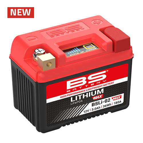 BS Battery BSLI-02 MAX Lithiumakku