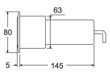 Underwater ledvalo 12/24V 10W