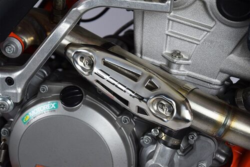 Scar Universal Exhaust Heat Protector - for 4 Strokes - Stainless steel